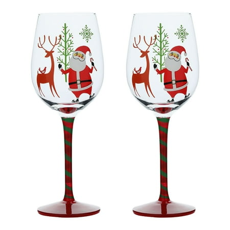 NUOLUX 2pcs Christmas Wine Glasses Santa Claus Wine Glasses Crystal Wine Glasses for Party
NUOLUX 2pcs Christmas Wine Glasses Santa Claus Wine Glasses Crystal Wine Glasses for Party