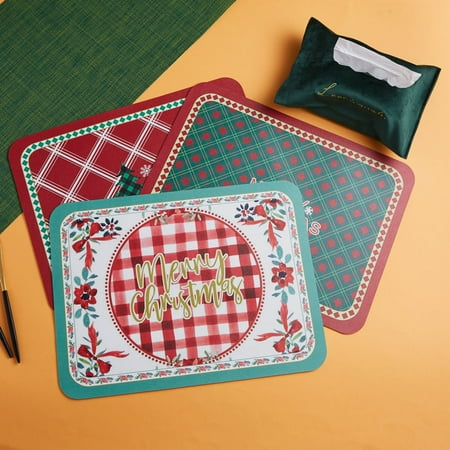 KAOU Table Mat Heat-Insulated Xmas Themed Waterproof Easy to Clean Cup Coaster Kitchen Accessories
KAOU Table Mat Heat-Insulated Xmas Themed Waterproof Easy to Clean Cup Coaster Kitchen Accessories