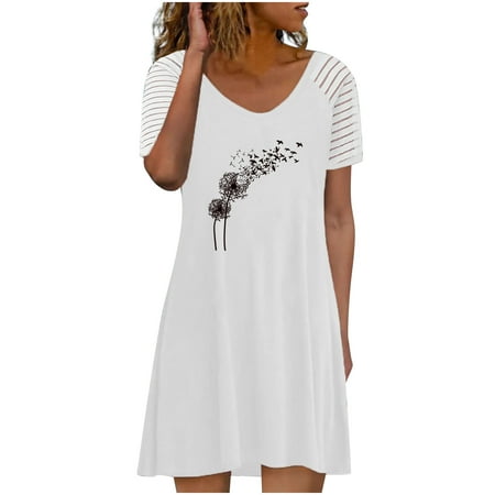 Juebong Fashion Women Dresses V-Neck Summer Printing Casual Short Sleeve Vacation Beach Mini Dress
Juebong Fashion Women Dresses V-Neck Summer Printing Casual Short Sleeve Vacation Beach Mini Dress