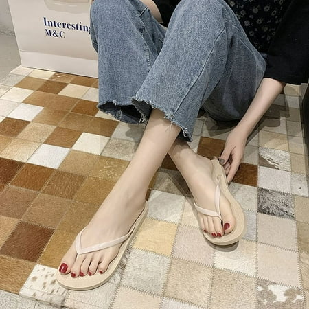Flip-flops Women‘s Summer Ins Trendy Internet Popular Solid Color Clip Toe Non-slip Bath Sandals and Slippers Beach Fashion Outer Wear
Flip-flops Women‘s Summer Ins Trendy Internet Popular Solid Color Clip Toe Non-slip Bath Sandals and Slippers Beach Fashion Outer Wear