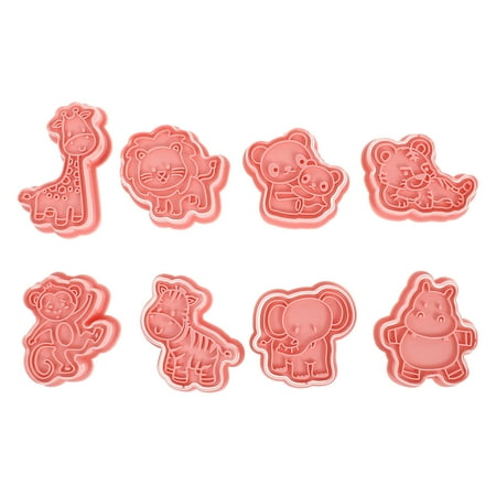 8pcs Plastic Animal Shaped Biscuit Molds Creative Cookie Molds Baking Supplies (Pink)
8pcs Plastic Animal Shaped Biscuit Molds Creative Cookie Molds Baking Supplies (Pink)