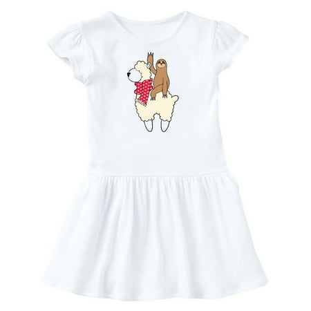 Inktastic Valentine Sloth and Llama in Scarf Gift Toddler Girl Dress
Inktastic Valentine Sloth and Llama in Scarf Gift Toddler Girl Dress