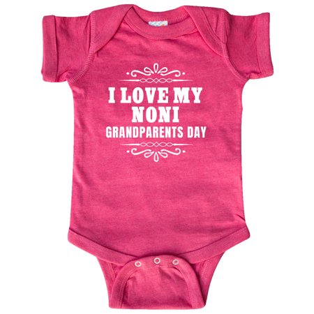 Inktastic Grandparents Day I Love My Noni Gift Baby Boy or Baby Girl Bodysuit