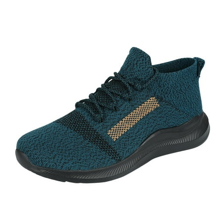 Men s Running Shoes Fashion Autumn Men Sports Shoes Flat Bottom Lightweight Fly Woven Mesh Breathable Elastic Lace Up sneakers for Men Mesh Navy
Men s Running Shoes Fashion Autumn Men Sports Shoes Flat Bottom Lightweight Fly Woven Mesh Breathable Elastic Lace Up sneakers for Men Mesh Navy