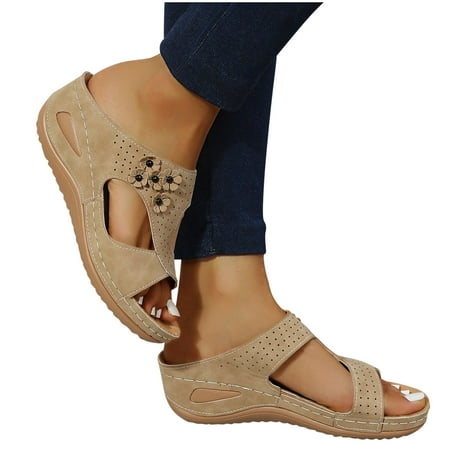 Orthopedic Sandals for Women Open Toe Walking Slippers with Arch Support Anti-Slip Breathable Sandal Vintage Platform Outdoor Flats Shoes
Orthopedic Sandals for Women Open Toe Walking Slippers with Arch Support Anti-Slip Breathable Sandal Vintage Platform Outdoor Flats Shoes