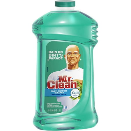 Mr. Clean Multi-Surfaces Liquid Cleaner With Febreze Freshness Meadows And Rain Scent, 40 fl oz