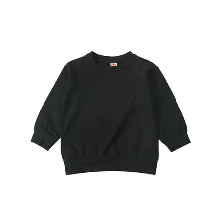 Frobukio Kids Baby Boys Girls Solid Pullovers Tops Casual Spring Fall Warm Long Sleeve Crew Neck Sweatshirts Black 2-3 Years
Frobukio Kids Baby Boys Girls Solid Pullovers Tops Casual Spring Fall Warm Long Sleeve Crew Neck Sweatshirts Black 2-3 Years