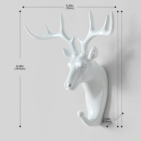 〖Yilirongyumm〗 Storage Bins Hook Head Creative Decorative Hook Hook Creative Wall Animal Hook Head White Deer Non-Punch Coat Hanging Sticky Housekeeping & Organizers
〖Yilirongyumm〗 Storage Bins Hook Head Creative Decorative Hook Hook Creative Wall Animal Hook Head White Deer Non-Punch Coat Hanging Sticky Housekeeping & Organizers