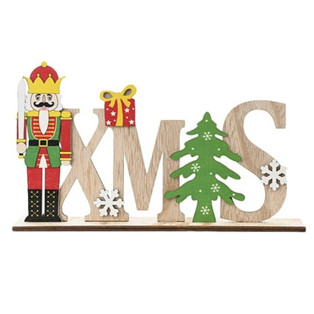 1Pc Christmas Decoration Wood Walnut Soldier Letter Adornment for Christmas
1Pc Christmas Decoration Wood Walnut Soldier Letter Adornment for Christmas