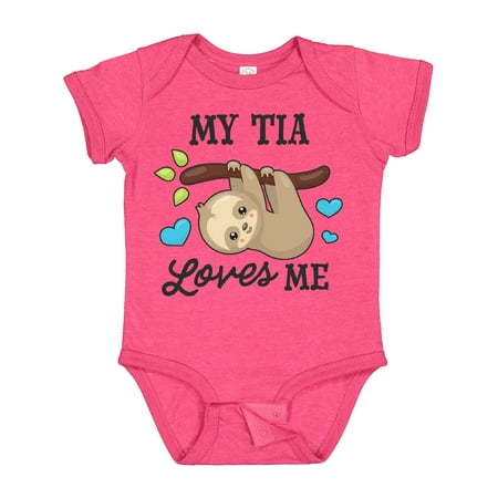 Inktastic My Tia Loves Me with Sloth and Hearts Boys or Girls Baby Bodysuit
Inktastic My Tia Loves Me with Sloth and Hearts Boys or Girls Baby Bodysuit