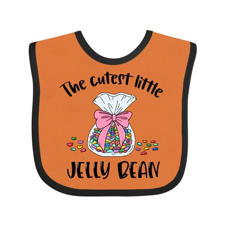 Inktastic The Cutest Little Jelly Bean Gift Baby Boy or Baby Girl Bib