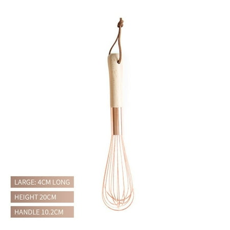 Manual Egg Beater Stainless Steel Whisk Wooden Handle Hand Egg Mixer Kitchen Accessories Egg Tools Cooking Egg Whisk Wisk
Manual Egg Beater Stainless Steel Whisk Wooden Handle Hand Egg Mixer Kitchen Accessories Egg Tools Cooking Egg Whisk Wisk