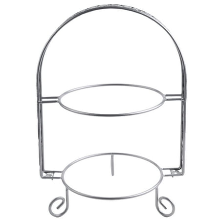 Metal Cake Stand Double-Layer Arch-Shaped Golden Fruit Dessert Rack Wedding Birthday Party Decoration Cupcake Stand Silver
Metal Cake Stand Double-Layer Arch-Shaped Golden Fruit Dessert Rack Wedding Birthday Party Decoration Cupcake Stand Silver
