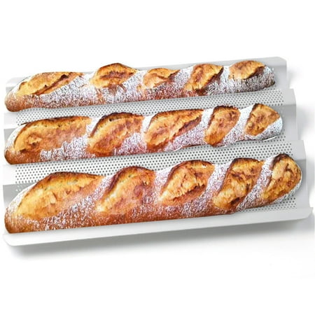 Nonstick French Bread Pans Reusable Easy Cleaning Baking Pan for Banquet Desserts and Other Delicacies
Nonstick French Bread Pans Reusable Easy Cleaning Baking Pan for Banquet Desserts and Other Delicacies