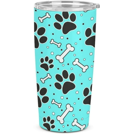 Athenstics Insulated Dog Bones Stainless Steel Vacuum Tumbler Puppy Paws Spill-Proof Travel Mug Coffee Cup Gifts for Dad Mom Friends Teacher
Athenstics Insulated Dog Bones Stainless Steel Vacuum Tumbler Puppy Paws Spill-Proof Travel Mug Coffee Cup Gifts for Dad Mom Friends Teacher