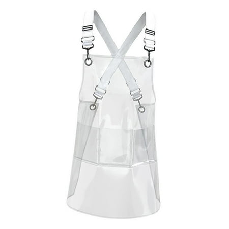 Transparent Waterproof Apron Oil Resistant Lightweight Heavy Duty Adjustable Creative Industrial Apron for Lab Work Kitchen Butcher white
Transparent Waterproof Apron Oil Resistant Lightweight Heavy Duty Adjustable Creative Industrial Apron for Lab Work Kitchen Butcher white