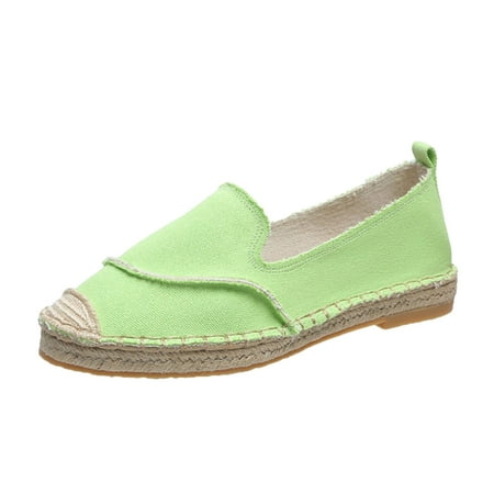 iOPQO Women s casual shoes Women s Fashion Shallow Mouth Flat Solid Color Retro Canvas Casual Shoes shallow mouth flat solid Green 39
iOPQO Women s casual shoes Women s Fashion Shallow Mouth Flat Solid Color Retro Canvas Casual Shoes shallow mouth flat solid Green 39