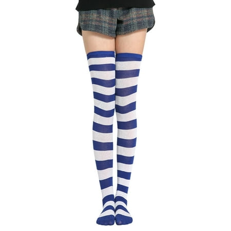 LEAQU 1Pair Women Sweet Stripe Thigh High Over The Knee Stockings Stretch Long Cosplay Socks
LEAQU 1Pair Women Sweet Stripe Thigh High Over The Knee Stockings Stretch Long Cosplay Socks