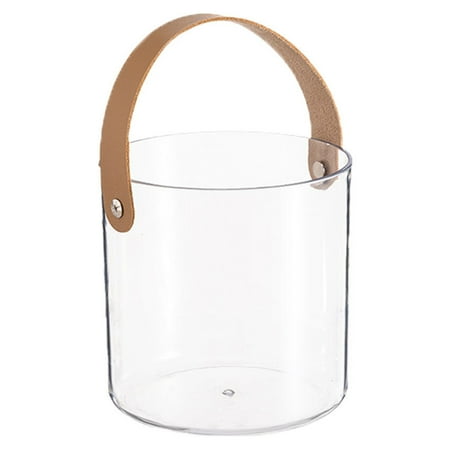ZENTREE Plastic Clear Ice Bucket with Hand Strap for Wine Champagne Beer Cooling Effect Portable Fruit Storage Basket Durable
ZENTREE Plastic Clear Ice Bucket with Hand Strap for Wine Champagne Beer Cooling Effect Portable Fruit Storage Basket Durable