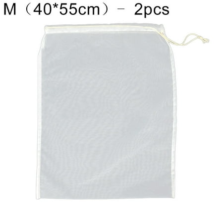 LIHUA 2Pcs Home Reusable Drawstring 200 Mesh Wine Milk Juice Coffee Brew Filter Bag
LIHUA 2Pcs Home Reusable Drawstring 200 Mesh Wine Milk Juice Coffee Brew Filter Bag