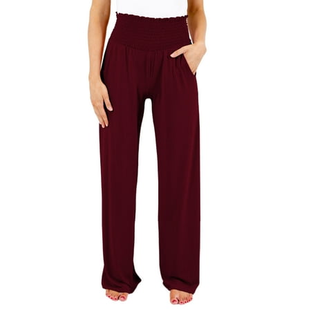 Women Casual Loose High Waist Wide Leg Pants with Pockets Lightweight Comfortable Home Pajama Pants
Women Casual Loose High Waist Wide Leg Pants with Pockets Lightweight Comfortable Home Pajama Pants