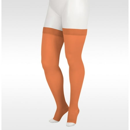 Juzo Soft 2002 Thigh-High 30-40mmhg Compression Open Toe Stocking