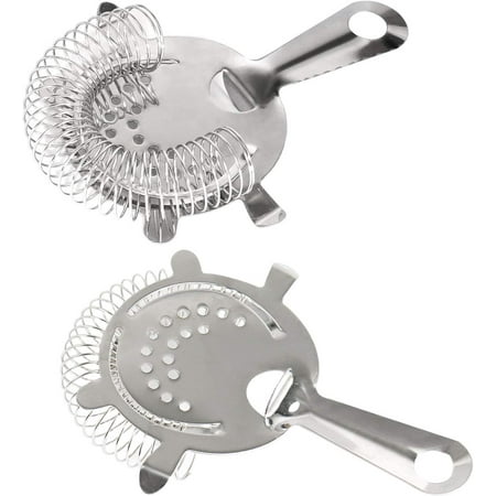 2PCS Cocktail Strainer 4 Prong Stainless Steel Bartender Strainers Ice Filter Bar Accessories Tools
2PCS Cocktail Strainer 4 Prong Stainless Steel Bartender Strainers Ice Filter Bar Accessories Tools