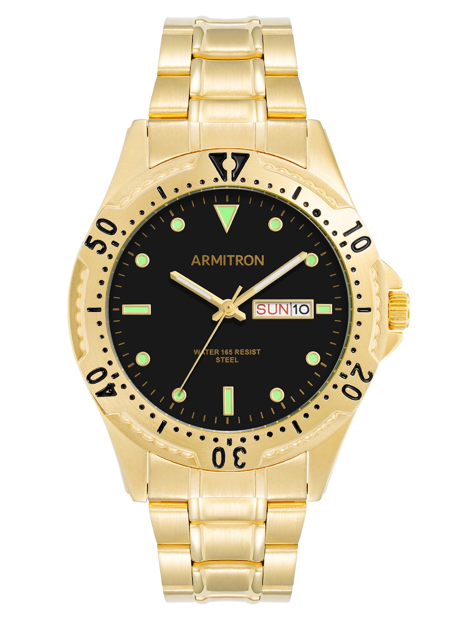 Stainless Steel Eclipse By Armitron Eclipse By Armitron Men's Gold