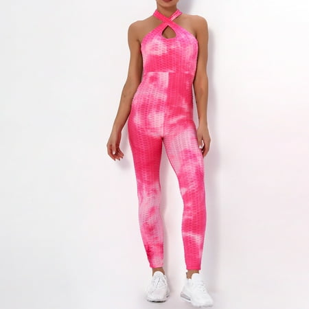 ELFINDEA Shapewear Yoga Pants Stitching Siamese Tie-Dye Bubble Ink Slim Hip-up Plus Size Body Suits for Womens Pink S
ELFINDEA Shapewear Yoga Pants Stitching Siamese Tie-Dye Bubble Ink Slim Hip-up Plus Size Body Suits for Womens Pink S