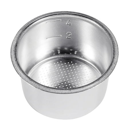 JUNTEX 51mm Stainless Steel /4 Cups Powder Bowl Coffee Replacement Filter Basket Non Pressurized Espresso Coffee Machine Acces
JUNTEX 51mm Stainless Steel /4 Cups Powder Bowl Coffee Replacement Filter Basket Non Pressurized Espresso Coffee Machine Acces