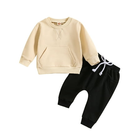 Rovga Toddler Boys Girls Long Sleeve Solid Shirt Tops And Pants 2PCS Child Kids Sets Child Outfits For Children Clothes Leisure Baby Outwear
Rovga Toddler Boys Girls Long Sleeve Solid Shirt Tops And Pants 2PCS Child Kids Sets Child Outfits For Children Clothes Leisure Baby Outwear