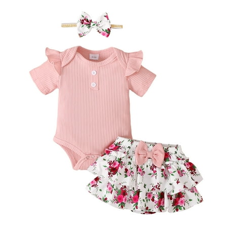 6 Months Baby Girl Clothes 12 Months Girls 3PCS Summer Outfit Infant Girl Short Sleeve Top Shorts Headband Set Pink
6 Months Baby Girl Clothes 12 Months Girls 3PCS Summer Outfit Infant Girl Short Sleeve Top Shorts Headband Set Pink