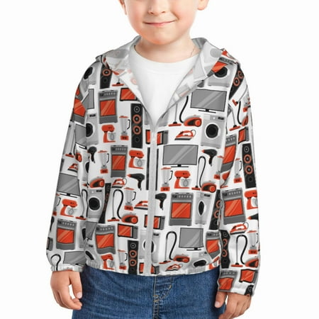 Lukts Modern Life Print Children s Long-Sleeved Sun Protection Clothing Hooded Sweatshirts for Boys and Girls Outdoor Sports-18 Months
Lukts Modern Life Print Children s Long-Sleeved Sun Protection Clothing Hooded Sweatshirts for Boys and Girls Outdoor Sports-18 Months