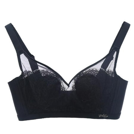 Bra Women Sexy Lace Without Steel Ring Large Size Seamless Full Cup Underwear Nylon no underwire sports bra Black
Bra Women Sexy Lace Without Steel Ring Large Size Seamless Full Cup Underwear Nylon no underwire sports bra Black