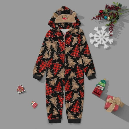 Christmas Pajamas For Family Kids Romper For Cute Big Headed Deer Print Plaid Long Sleeve Jumpsuit Soft Casusal Holiday Sleepwear Matching Christmas Pjs For Family
Christmas Pajamas For Family Kids Romper For Cute Big Headed Deer Print Plaid Long Sleeve Jumpsuit Soft Casusal Holiday Sleepwear Matching Christmas Pjs For Family