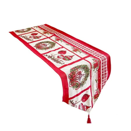 SSBSM Christmas Table Runner Seasonal Super Soft Anti-pilling Washable Tear Resistant Heat Insulation Polyester Cotton Xmas Party Winter Dining Table Runner for Kitchen
SSBSM Christmas Table Runner Seasonal Super Soft Anti-pilling Washable Tear Resistant Heat Insulation Polyester Cotton Xmas Party Winter Dining Table Runner for Kitchen