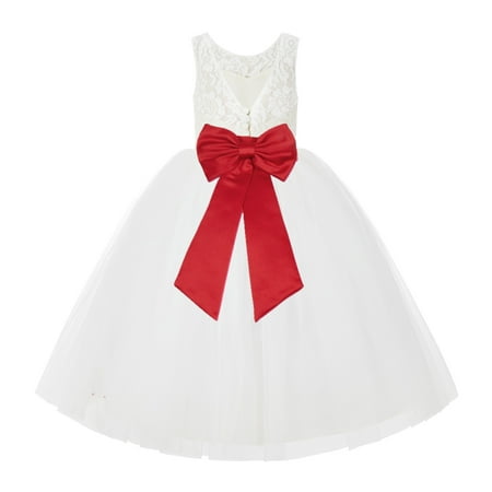 Ivory Lace Back Flower Girl Dress Junior Bridesmaid Princess 212noFT
Ivory Lace Back Flower Girl Dress Junior Bridesmaid Princess 212noFT