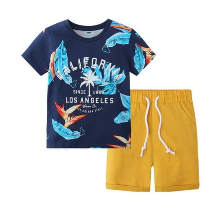 Toddler Boys Short Sleeve Cartoon Printed T-Shirt Tops Shorts Kids Gentleman Outfits Infant Baby Fashion Dailywear Child Clothing
Toddler Boys Short Sleeve Cartoon Printed T-Shirt Tops Shorts Kids Gentleman Outfits Infant Baby Fashion Dailywear Child Clothing