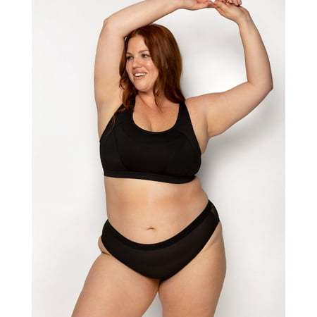 Medium Impact Wireless Sports Bra - Black Hue
