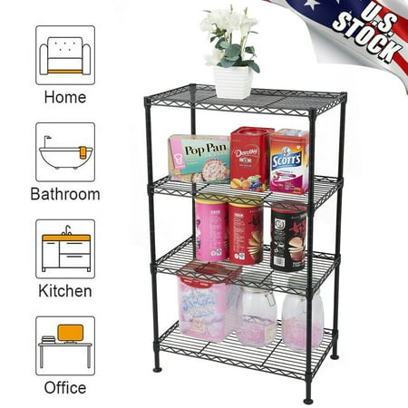 4-Tier Industrial Welded Wire Shelving
4-Tier Industrial Welded Wire Shelving