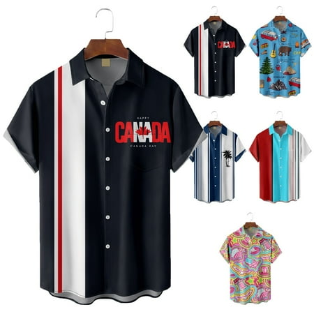Men s Short Sleeve Tee Shirts Front-Pocket Summer Costume Size 100-170/XXS-8XL