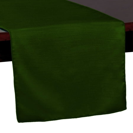 Ultimate Textile Reversible Shantung Satin - Majestic 14 x 90-Inch Table Runner