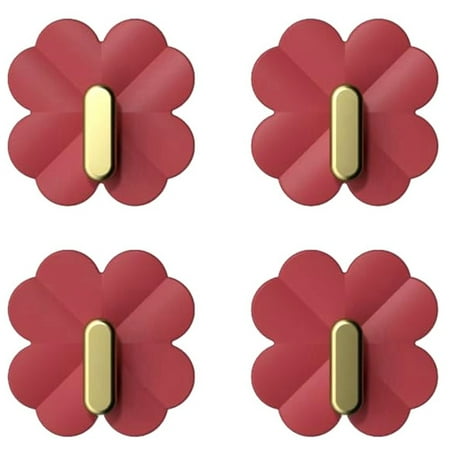 Self Adhesive Hooks for Wall No Damage Heavy Duty Bag Hanger Decorative Purse Holder Sticky Wall Hook for Towel-Red
Self Adhesive Hooks for Wall No Damage Heavy Duty Bag Hanger Decorative Purse Holder Sticky Wall Hook for Towel-Red