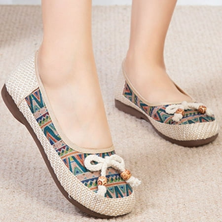 HIBRO Women s Shoes Comfortable Soft Sole Round Toe Flat Print Single Shoes Casual Shoes
HIBRO Women s Shoes Comfortable Soft Sole Round Toe Flat Print Single Shoes Casual Shoes