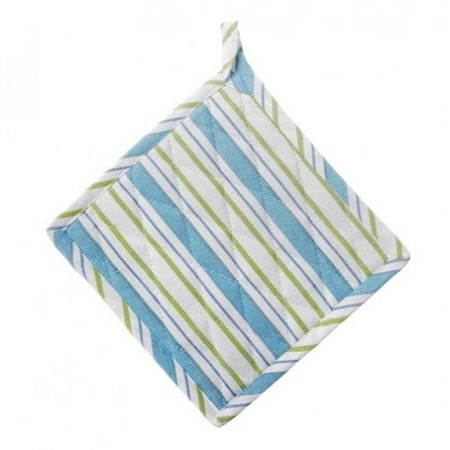 AG-40630S-2 Pot Holders Blue Stripe - Set of 2
