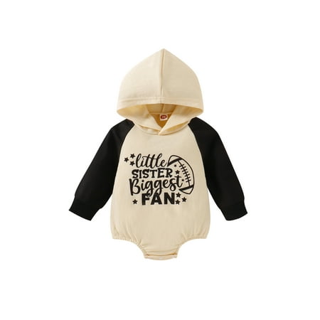 Newborn Girl Boy Clothes Casual Hooded Romper Long Sleeve Letter Print Raglan Jumpsuit Fall Clothes
Newborn Girl Boy Clothes Casual Hooded Romper Long Sleeve Letter Print Raglan Jumpsuit Fall Clothes
