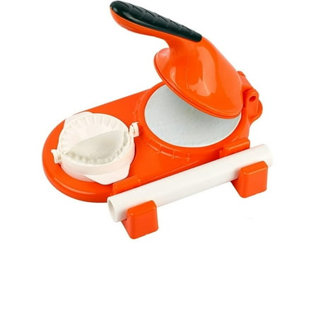AAOMASSR 3 In 1 Dumpling Maker Mould Household Plastic Dumpling Press Machine Mold and Skin Dough Presser with Rolling Pin Manual DIY Kitchen Gadgets for Easy Dumpling Wonton Pastry Making (Orange)
AAOMASSR 3 In 1 Dumpling Maker Mould Household Plastic Dumpling Press Machine Mold and Skin Dough Presser with Rolling Pin Manual DIY Kitchen Gadgets for Easy Dumpling Wonton Pastry Making (Orange)