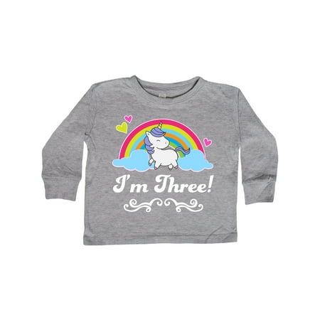 Inktastic 3rd Birthday Rainbow with Unicorn Gift Toddler Toddler Girl Long Sleeve T-Shirt
Inktastic 3rd Birthday Rainbow with Unicorn Gift Toddler Toddler Girl Long Sleeve T-Shirt