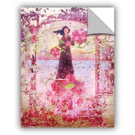 ArtAppealz Greg Simanson "Flower Happy" Removable Wall Art