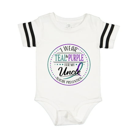 Inktastic Suicide Prevention- I Wear Teal and Purple for My Uncle Gift Baby Boy or Baby Girl Bodysuit
Inktastic Suicide Prevention- I Wear Teal and Purple for My Uncle Gift Baby Boy or Baby Girl Bodysuit